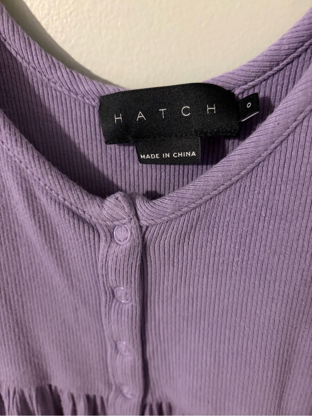 Hatch maternity softest ribbed nursing tank dress wisteria 0 xs - Picture 5 of 7